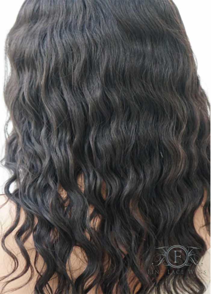 Human Hair Lace Top Wig | Brie - Romance Wavy