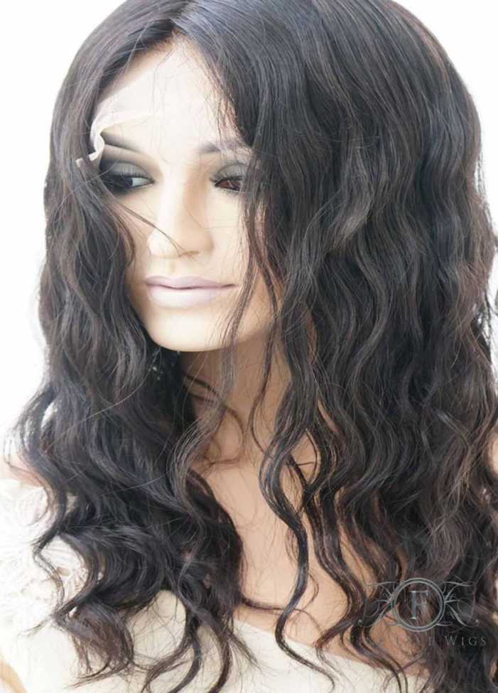 Human Hair Lace Top Wig | Brie - Romance Wavy