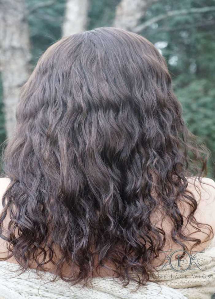 Human Hair Lace Front Wig | Logan - Subtle Wavy Curly