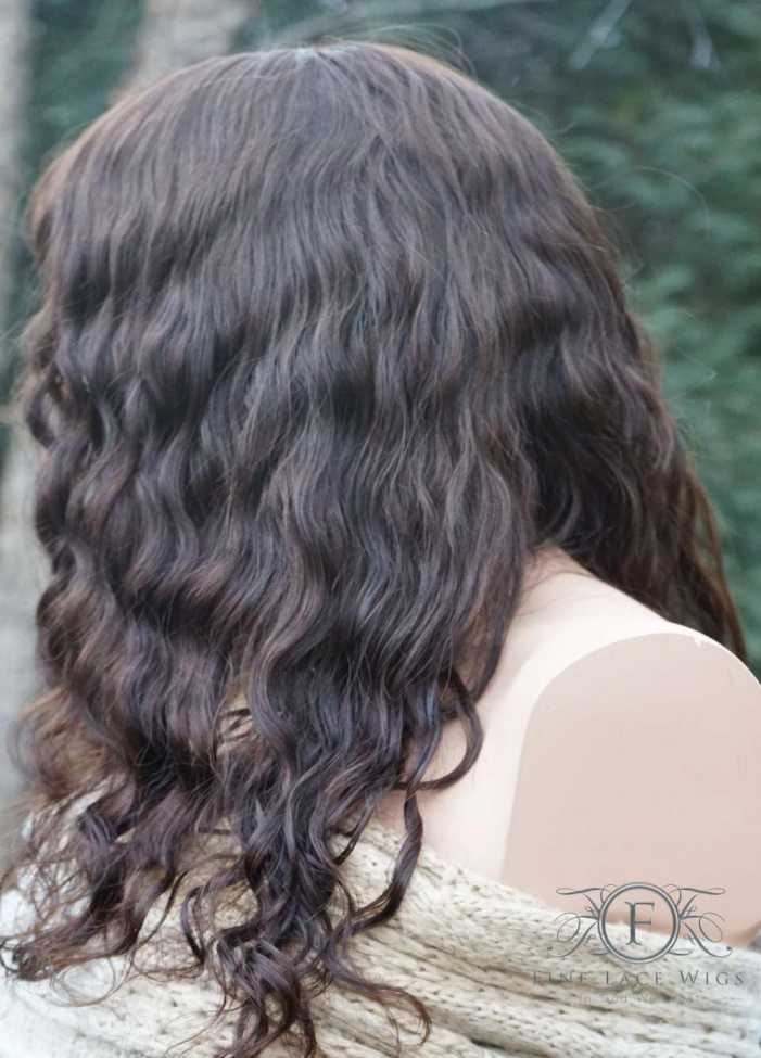 Human Hair Lace Front Wig | Logan - Subtle Wavy Curly