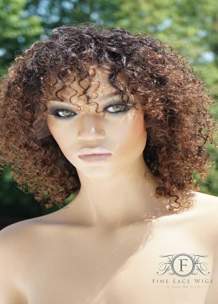 Wigs for Cancer Patients | Sasha - Short Curly Human Hair