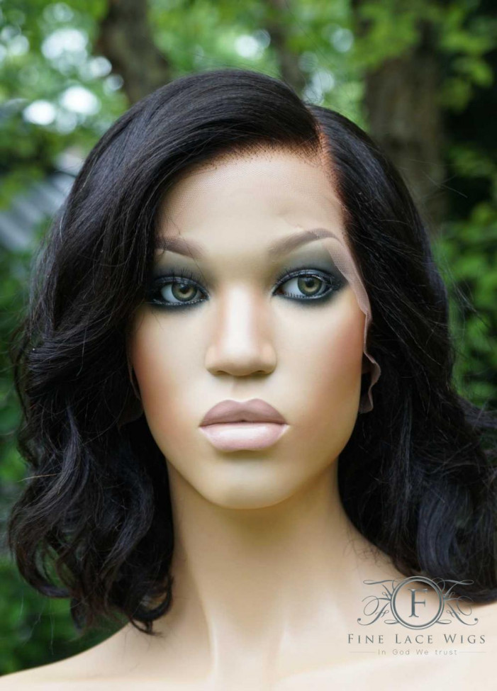Shoulder- length Bob Style African American Wigs for Cancer Patients