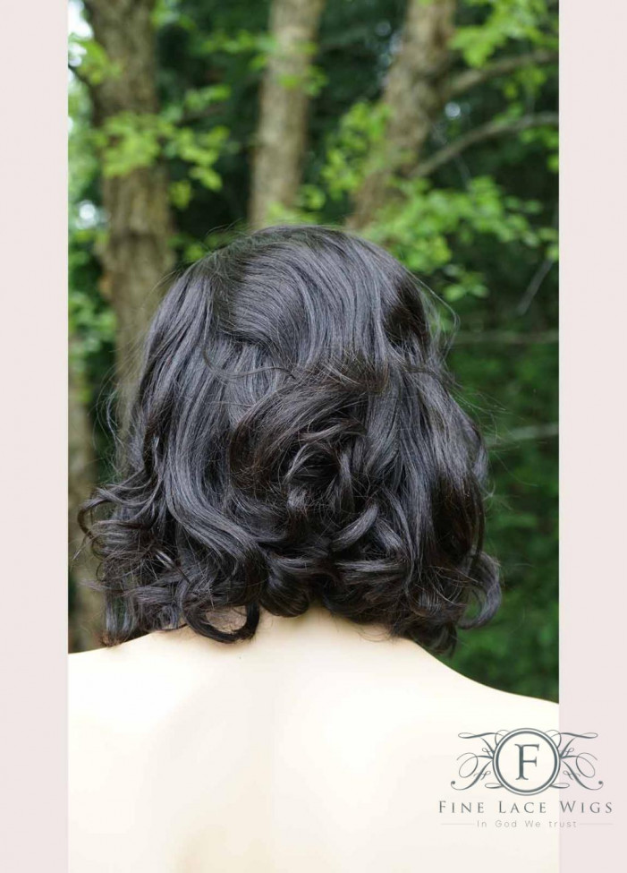 Shoulder- length Bob Style African American Wigs for Cancer Patients