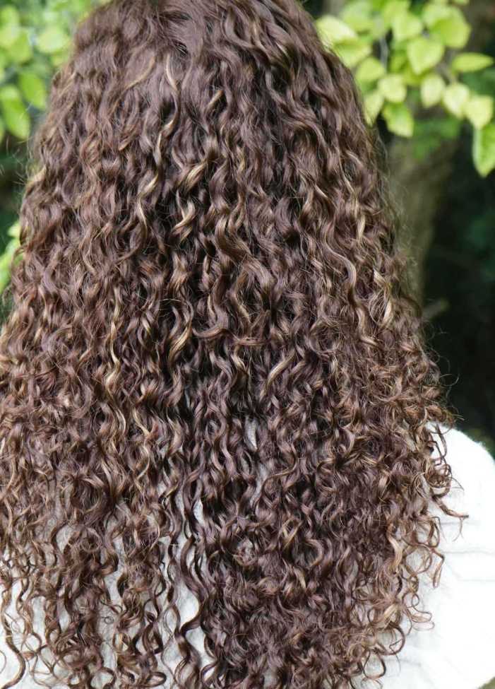 Dark Brunette Wavy Hair Wig|  Curly Wavy Wig| Fine Lace Wigs